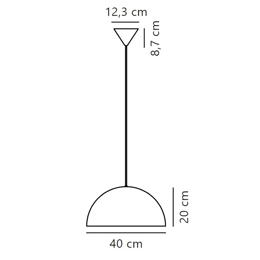 Nordlux - Lühter ELLEN 1xE27/40W/230V