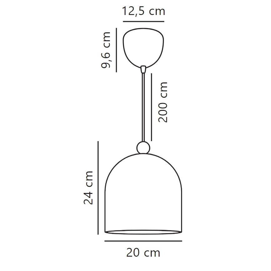 Nordlux - Lühter GASTON 1xE27/40W/230V roheline/valge