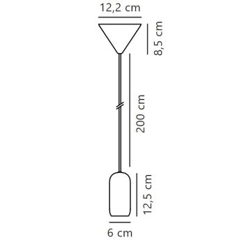 Nordlux - Lühter NOTTI 1xE27/40W/230V hall