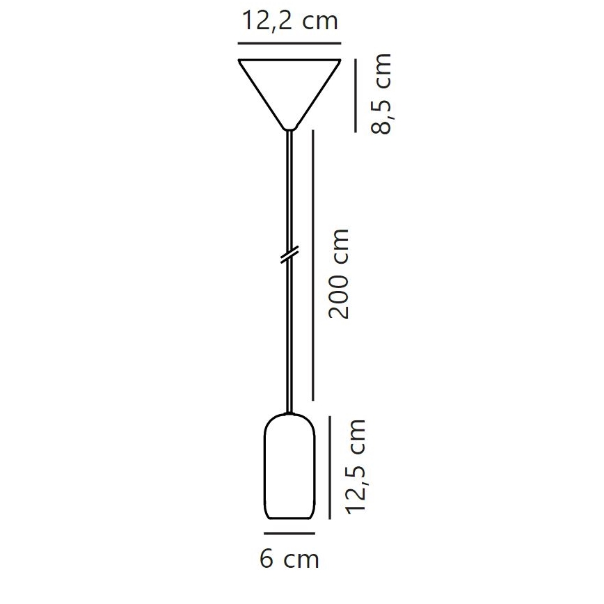 Nordlux - Lühter NOTTI 1xE27/40W/230V hall