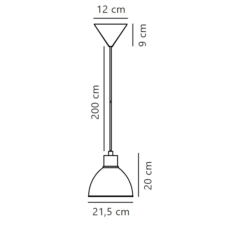 Nordlux - Lühter POP 1xE27/40W/230V beež