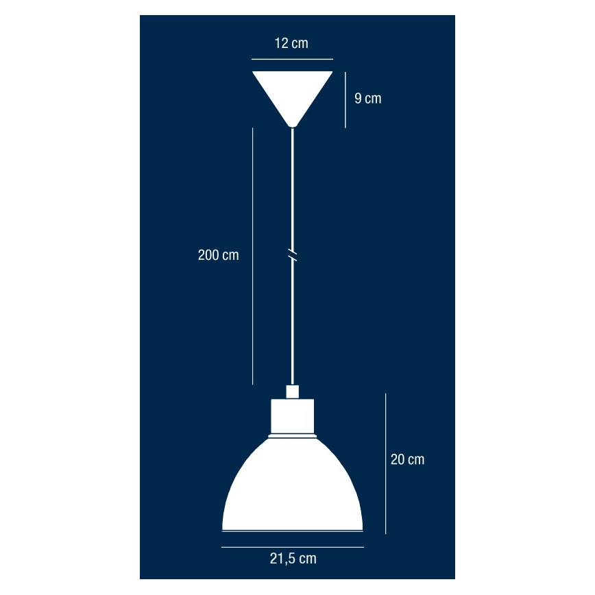 Nordlux - Lühter POP 1xE27/40W/230V must/kuldne