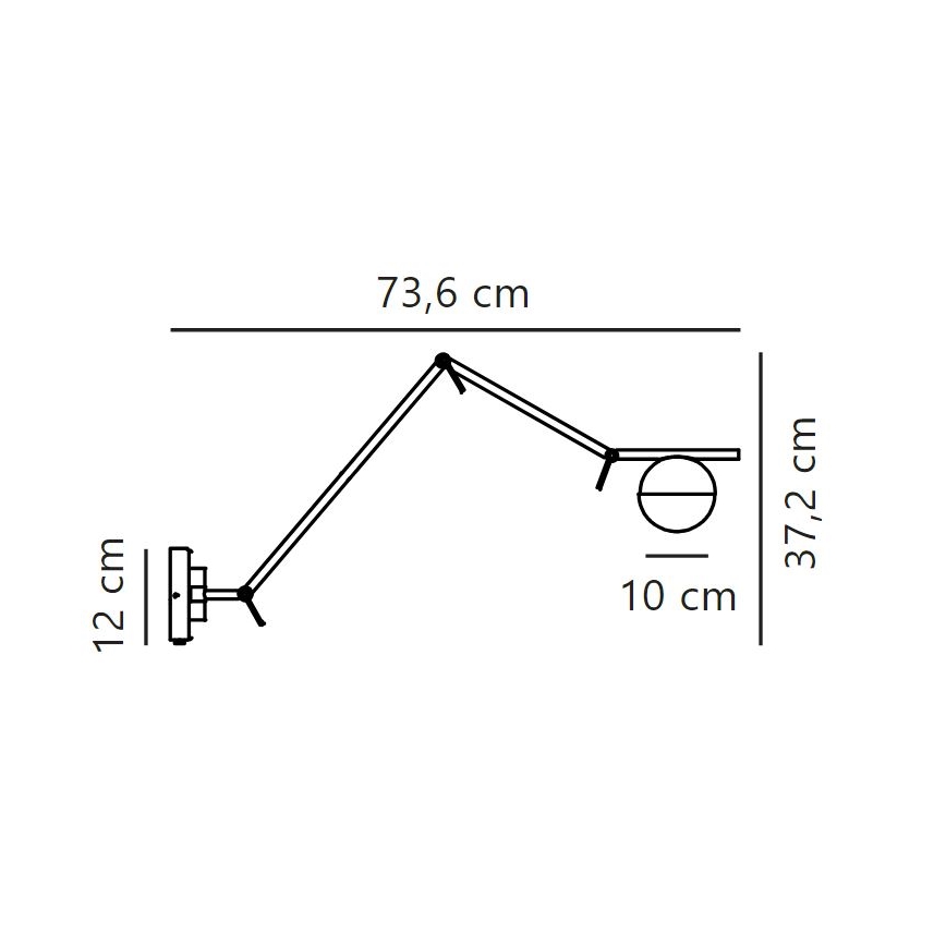 Nordlux - Seinavalgusti CONTINA 1xG9/5W/230V messing