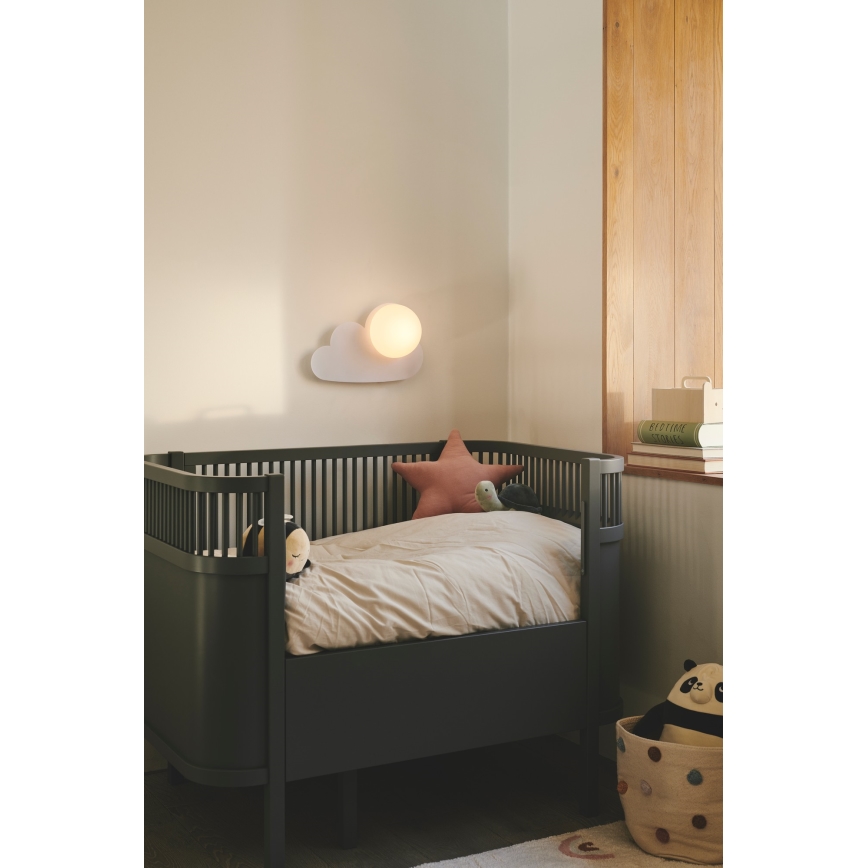 Nordlux - Seinavalgusti lastele SKYKU CLOUD 1xE14/25W/230V pilv