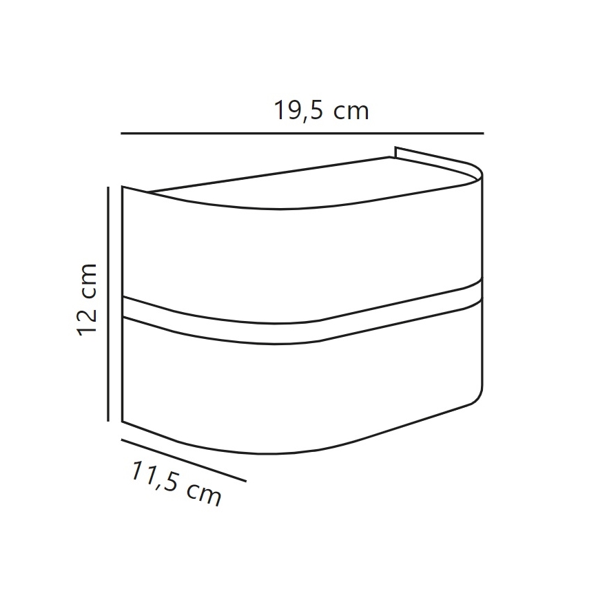 Nordlux - Väli seinavalgusti SIBELIS 1xE27/10W/230V IP44 must