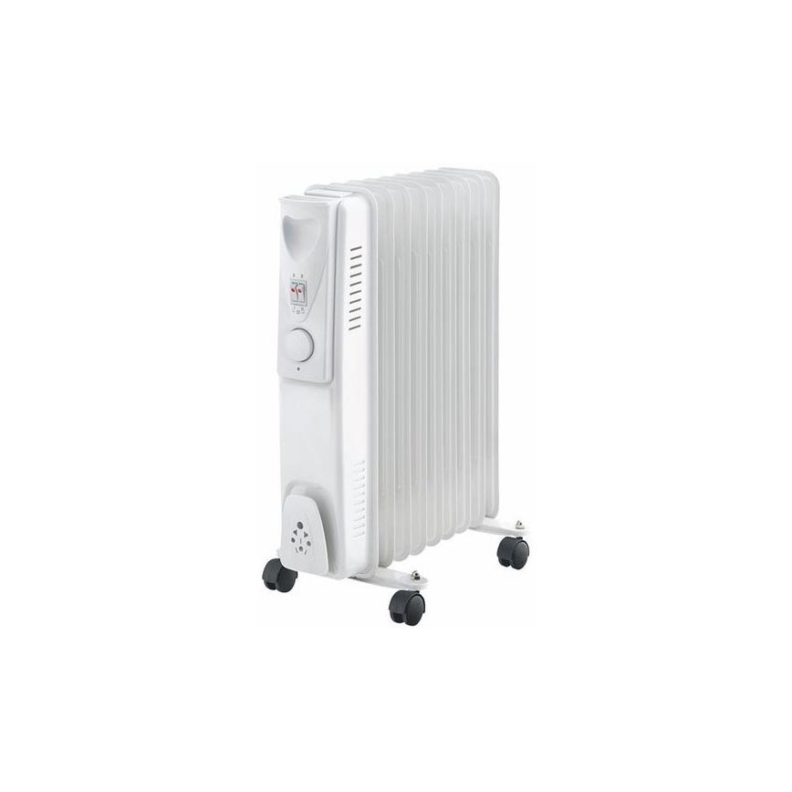 Õliradiaator 9 ribiga 800/1200/2000W/230V valge