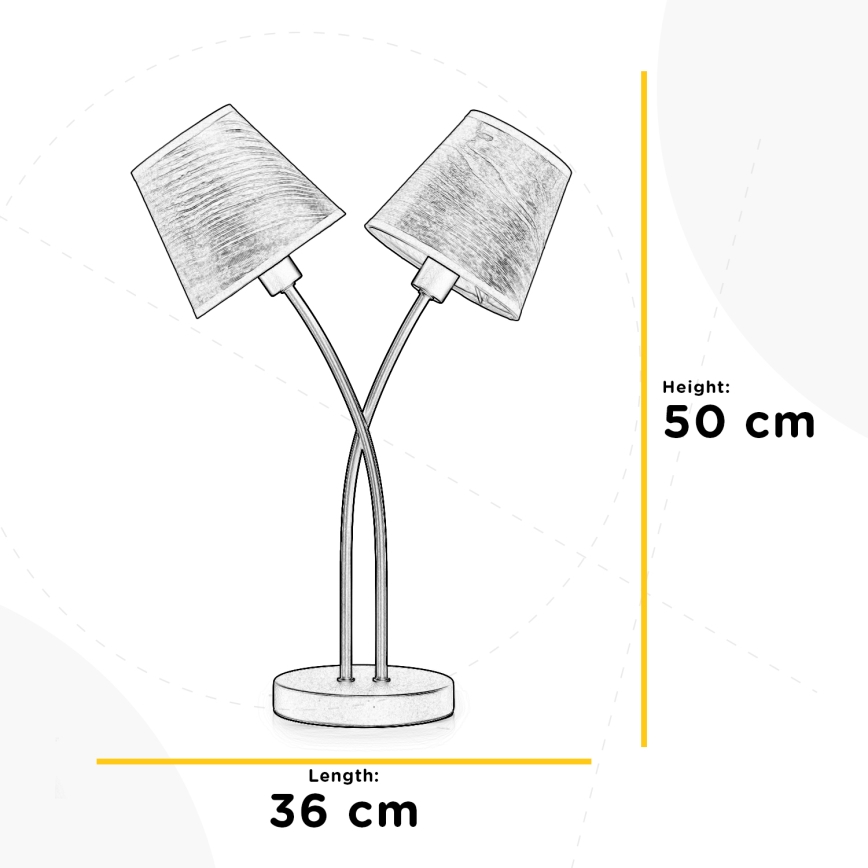 ONLI - Laualamp ASIA 2xE14/6W/230V 50 cm