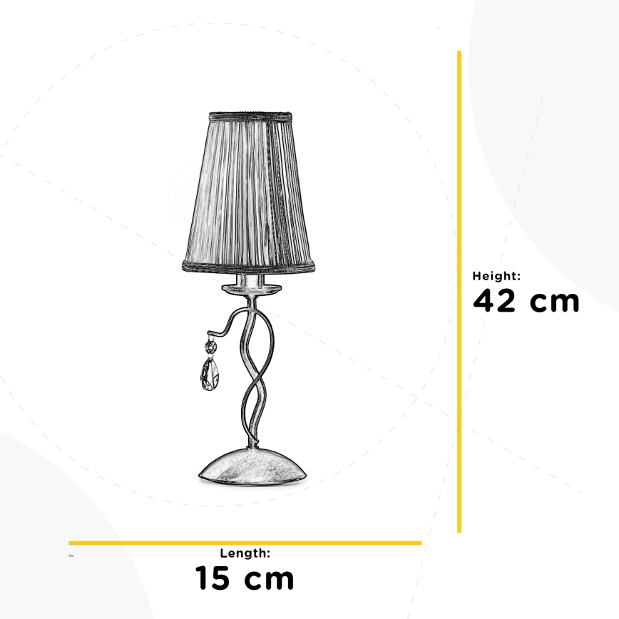 ONLI - Laualamp DELIA 1xE14/6W/230V 42 cm