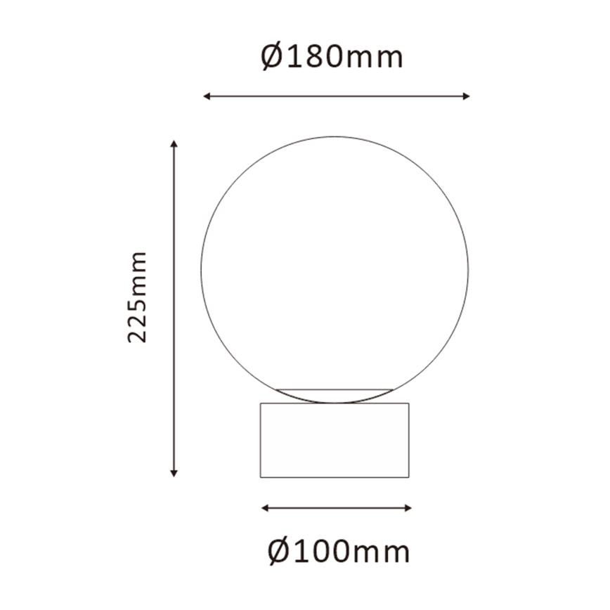 ONLI - Laualamp JANET 1xE14/6W/230V d. 20 cm