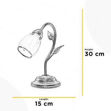 ONLI - Laualamp LILIANA 1xE14/6W/230V 30 cm