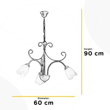 ONLI - Lühter ODINO 3xE14/6W/230V