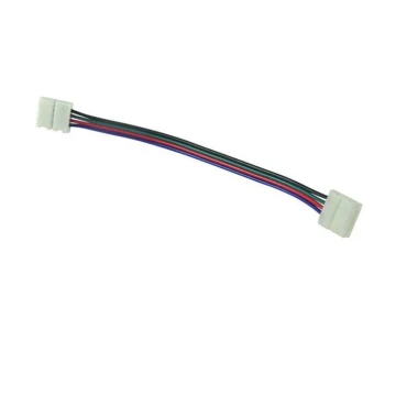 Paindlik kahepoolne ühendus esemele RGB LED ribad 4 kontaktiga 10 mm