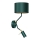 Paindlik lamp VERDE 1xE27/60W/230V + 1xGU10-MR11/7W roheline