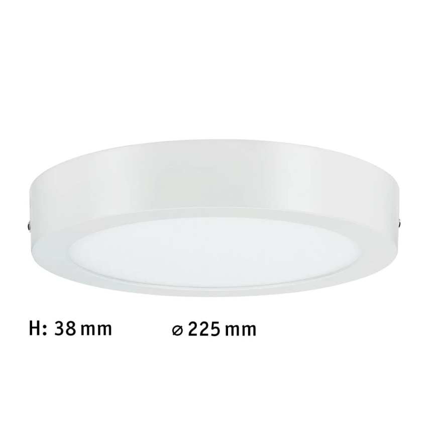 Paulmann 70642 - LED/12,5W Laevalgusti LUNAR 230V d. 22,5 cm valge