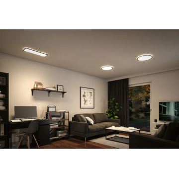 Paulmann 71017 - LED/22W Hämardatav valguspaneel ATRIA 230V 4000K 20x58 cm must