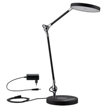 Paulmann 78010 - LED/11W Hämardatav puutetundlik laualamp NUMIS 230V 2700/4000/6500K must