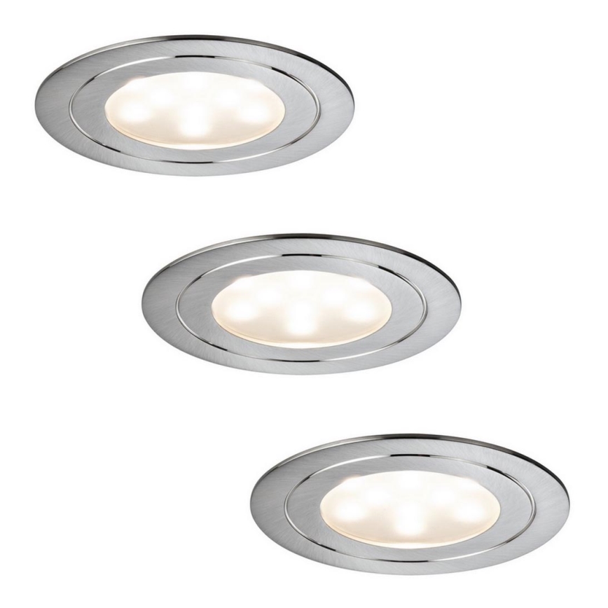 Paulmann 93570 - komplekt 3x LED/5,3W hämardatav süvistatav valgusti MICRO LINE 230V