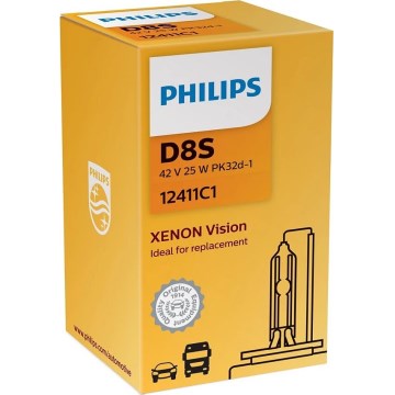 Philips 12411C1 - Xenon pirn autole Xenon Vision D8S PK32d-1/25W/42V 4500K