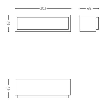 Philips - LED Väli seinavalgusti LED/4,5W IP44