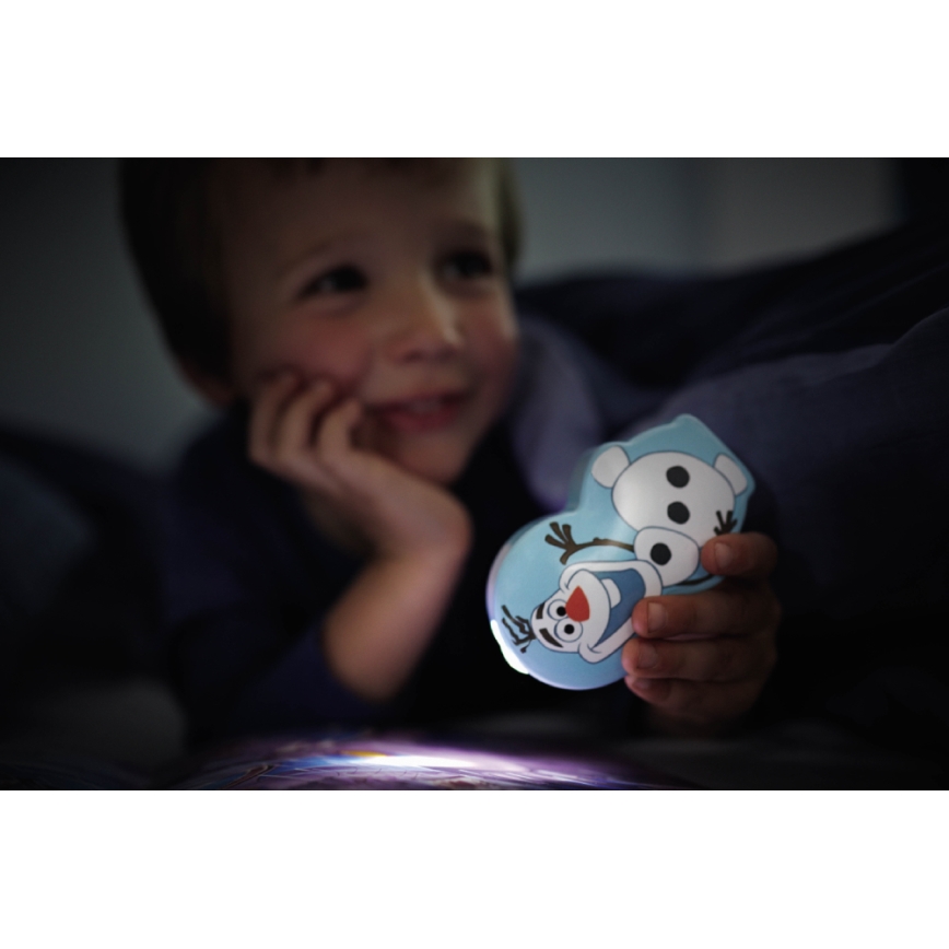 Philips 71788/08/16 - LED Linterna infantil con proyector DISNEY FROZEN  1xLED/3xLR44