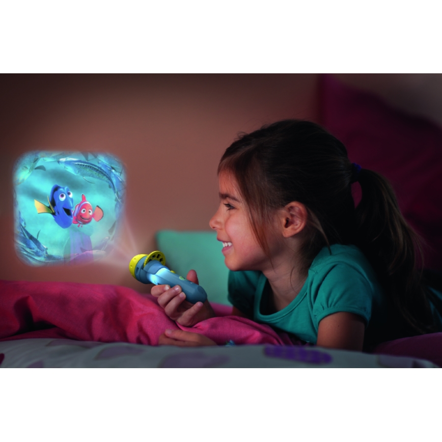 Philips 71788/08/16 - LED Linterna infantil con proyector DISNEY FROZEN  1xLED/3xLR44