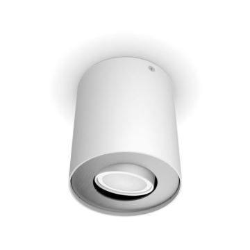 Philips - LED Hämardatav kohtvalgusti Hue PILLAR 1xGU10/4,2W/230V 2200-6500K + kaugjuhtimispult valge