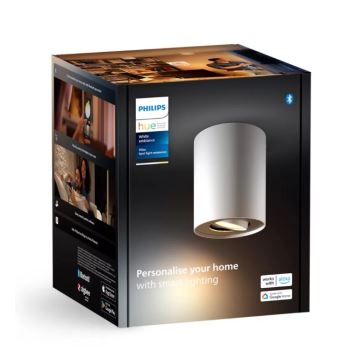 Philips - LED Hämardatav kohtvalgusti Hue PILLAR 1xGU10/4,2W/230V 2200-6500K valge