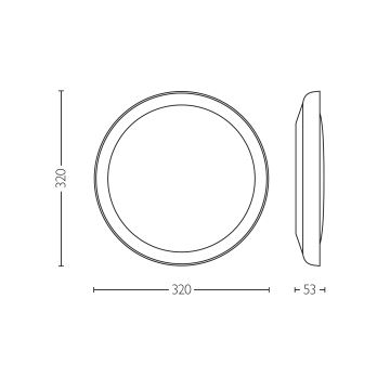 Philips - LED Hämardatav laevalgusti PEBBLO SCENE SWITCH LED/10W/230V 2700K must