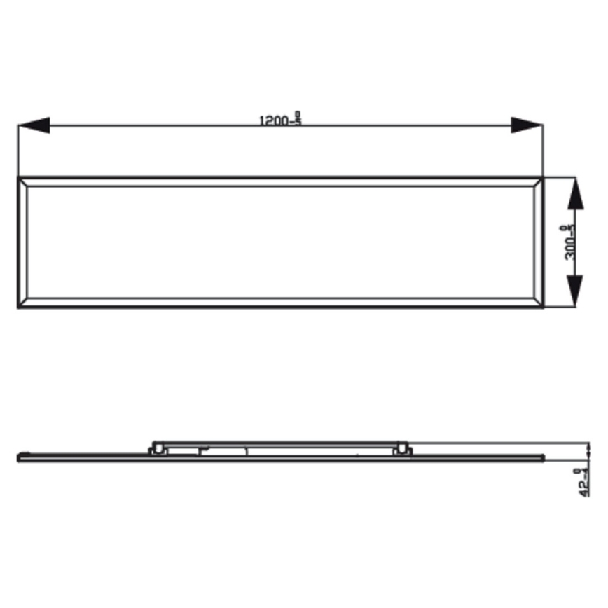 Philips - LED Hämardatav laevalgusti SLIM SCENE SWITCH LED/36W/230V 4000K