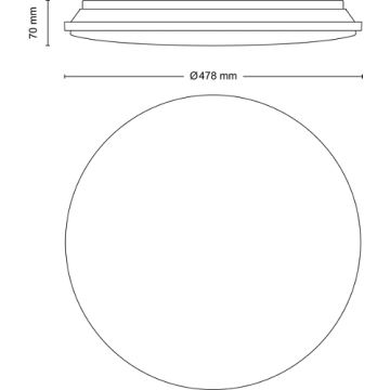 Philips - LED Hämardatav laevalgusti LED/40W/230V 2700-6500K + kaugjuhtimispult