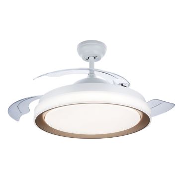 Philips-LED Laevalgusti ventilaatoriga LED/35W/230V 5500/4000/2700K + kaugjuhtimispult kuldne