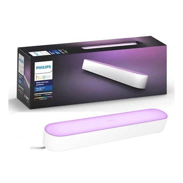 Philips - Pikenduskomplekt LED RGB Hämardatav laualamp Hue PLAY LED/6W/230V must