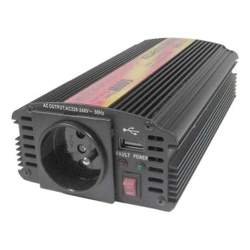 Pingemuundur 500W/12/230V + USB