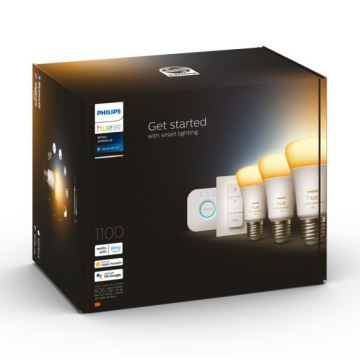 Põhikomplekt Philips Hue White Ambiance 3xE27/8W 2200-6500K + seade ühendamiseks ja kaugjuhtimispult