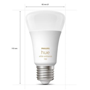 Põhikomplekt Philips Hue White Ambiance 3xE27/8W 2200-6500K + seade ühendamiseks ja kaugjuhtimispult