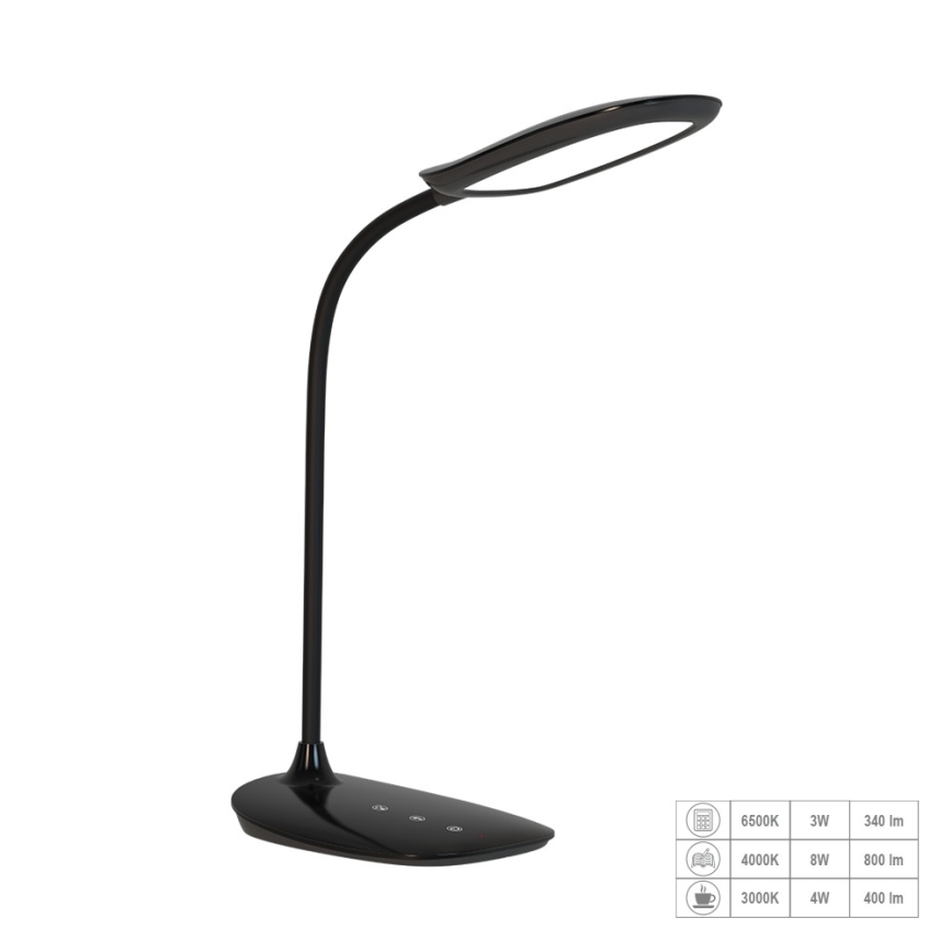 Prezent 31218 - LED Hämardatav puutetundlik flexible laualamp HEKA LED/10W/230V 3000-6500K