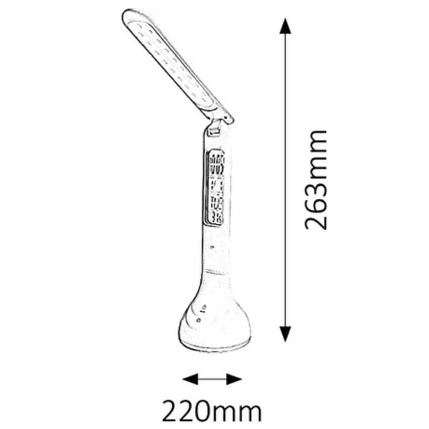 Rabalux 1515 - LED Laualamp LED/4W/USB