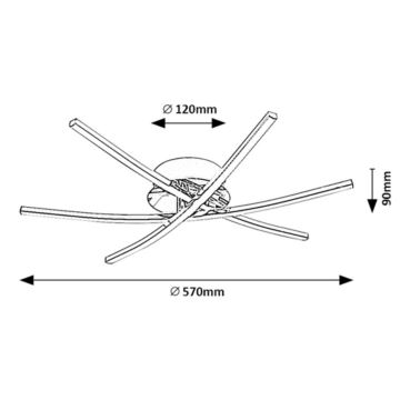 Rabalux - LED Laevalgusti LED/21W/230V 4000K