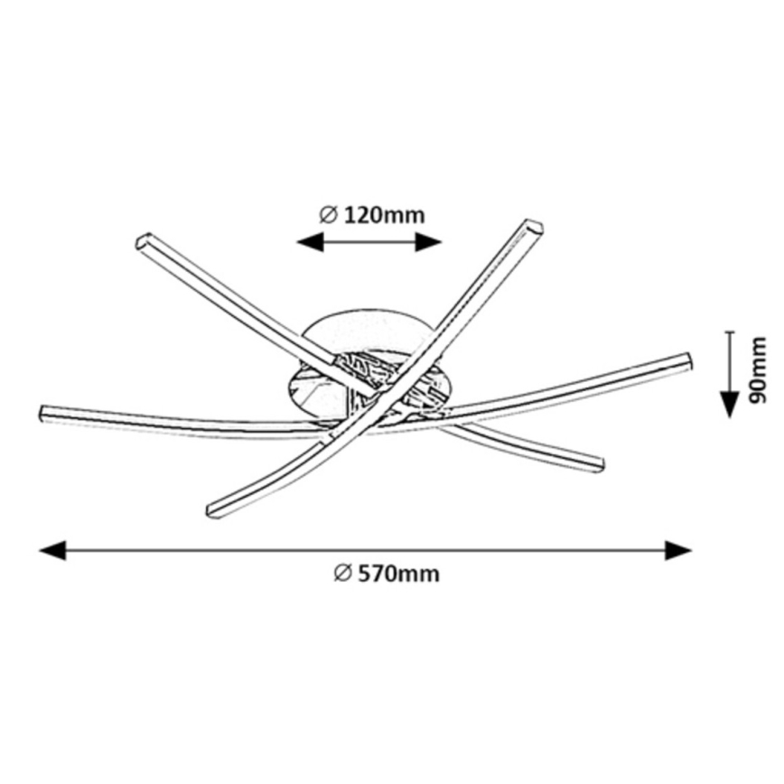 Rabalux - LED Laevalgusti LED/21W/230V 4000K