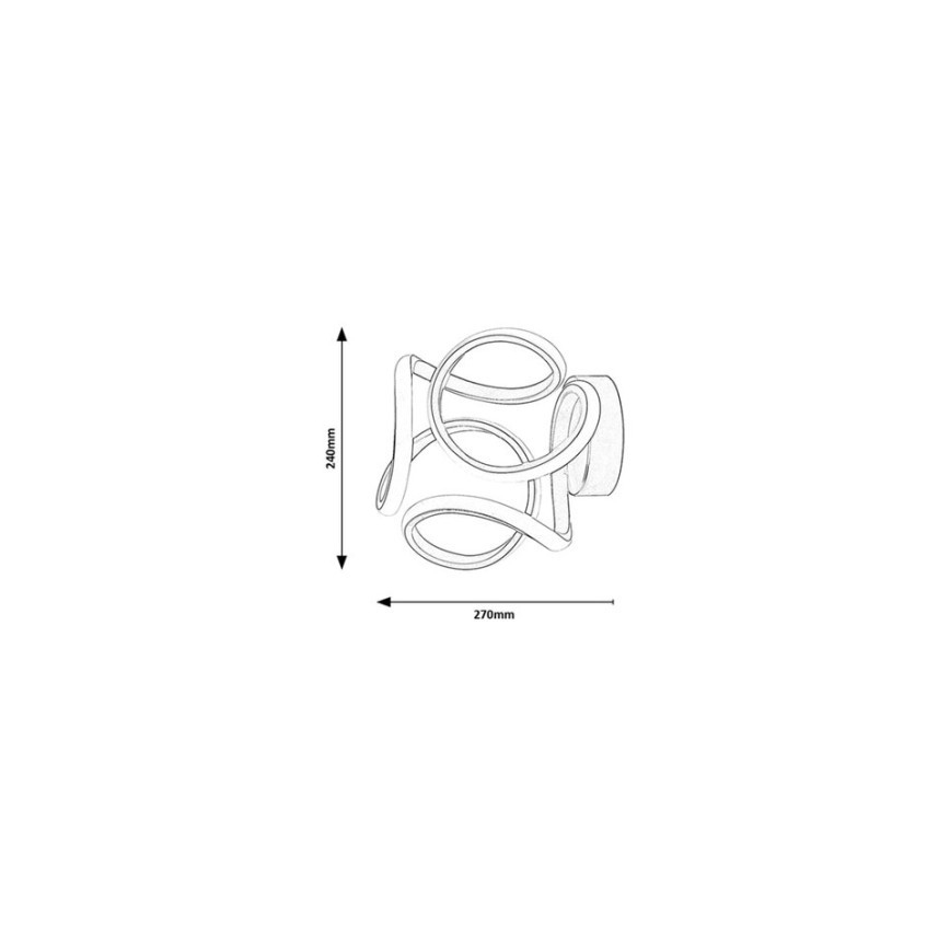 Rabalux - LED Seinavalgusti LED/11W/230V 3000K