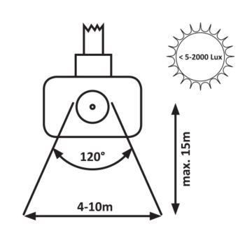 Rabalux - LED Prožektor anduriga LED/10W/230V 4000K IP44 must