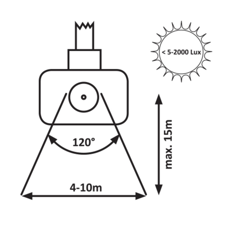 Rabalux - LED Prožektor anduriga LED/10W/230V 4000K IP44 must