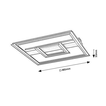 Rabalux - LED Laevalgusti LED/48W/230V 3000K must