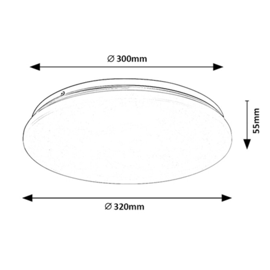 Rabalux - LED Laevalgusti LED/18W/230V 3000K 32 cm