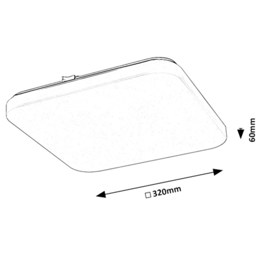 Rabalux - LED Laevalgusti LED/18W/230V 3000K 32x32 cm