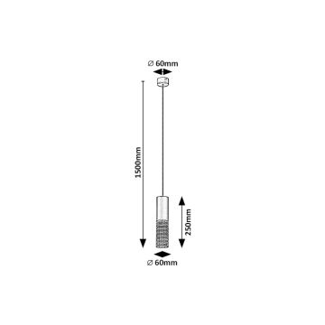 Rabalux - Lühter 1xGU10/35W/230V