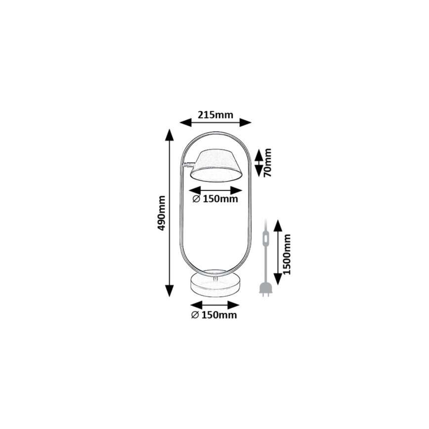 Rabalux - LED Laualamp LED/6W/230V 3000K