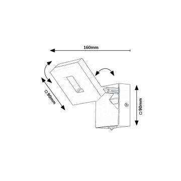 Rabalux - LED Seinavalgusti vannituppa LED/5W/230V 4000K IP44