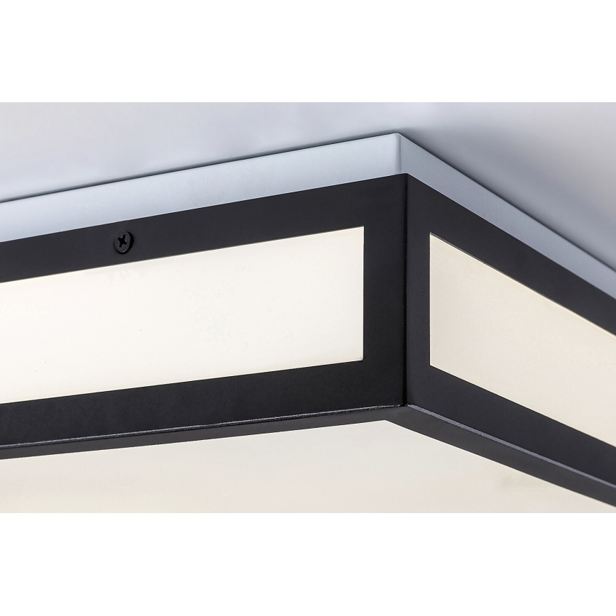 Rabalux - LED Laevalgusti vannituppa LED/24W/230V IP44 4000K 40x40 cm must