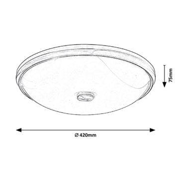 Rabalux - LED Laevalgusti LED/24W/230V